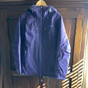 Patagonia woman’s PowSlayer Jacket,  Obsidian Plum GORE-TEX PRO Jacket.